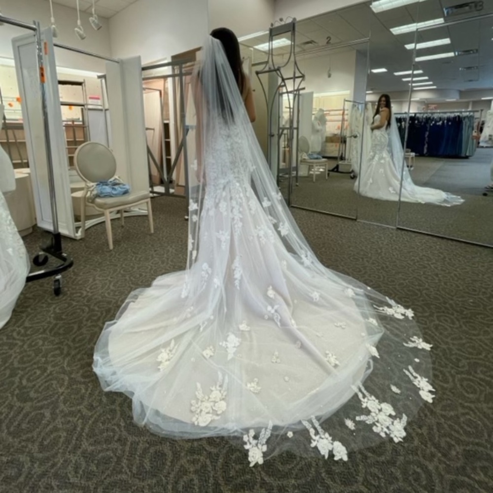 Beautiful Wedding Dress! Oleg Cassini Designer from David’s Bridal.